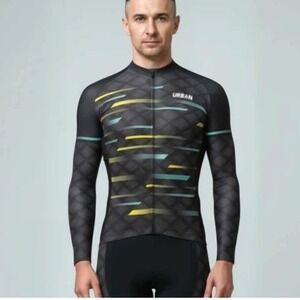 Men's Pro Urban Carbide Thermal Cycling Long Sleeve Jersey Medium